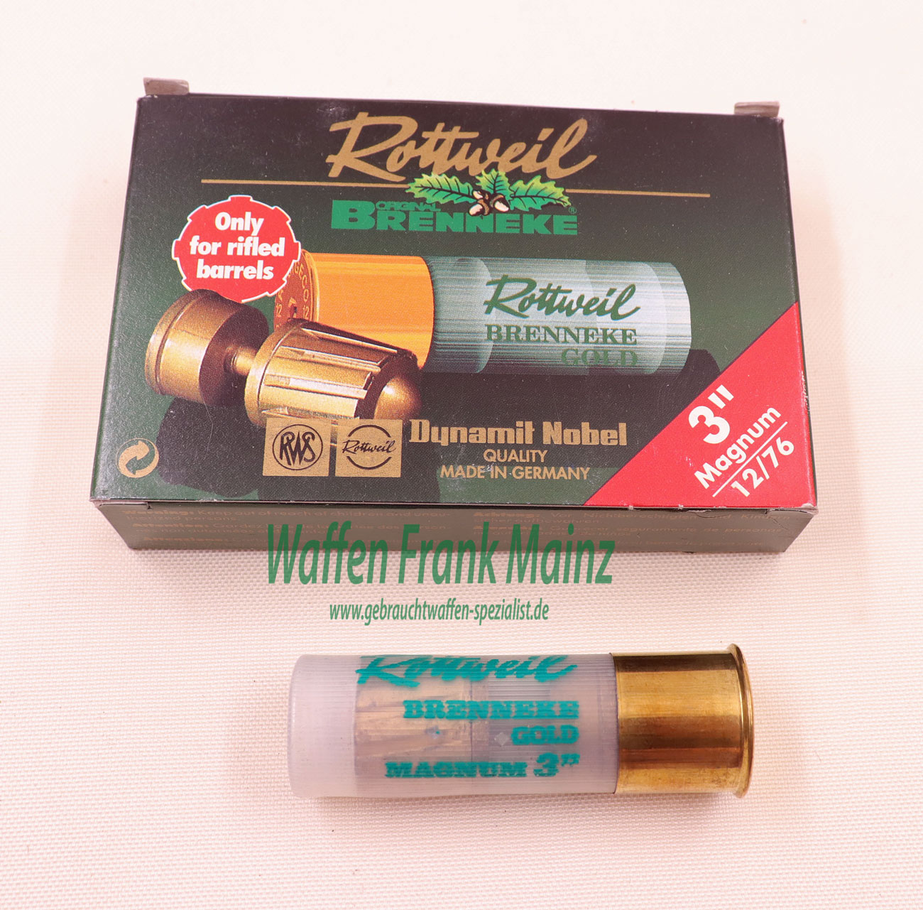 Rottweil Brenneke Golden Slug 12/76