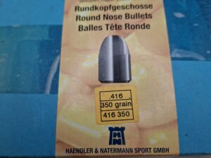 H&N Sport Geschosse Rundkopf High Speed .416 / 350gr