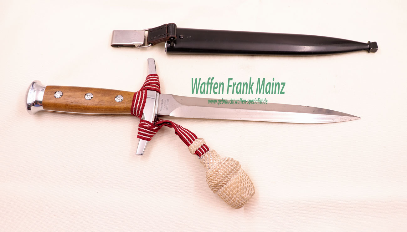 Elsener / Schweiz Offiziersdolch M/43 mit Portepee – Bild 3