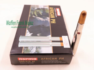 Norma 9 Patronen ''African PH'' .500/.416N.E. 3 1/4''