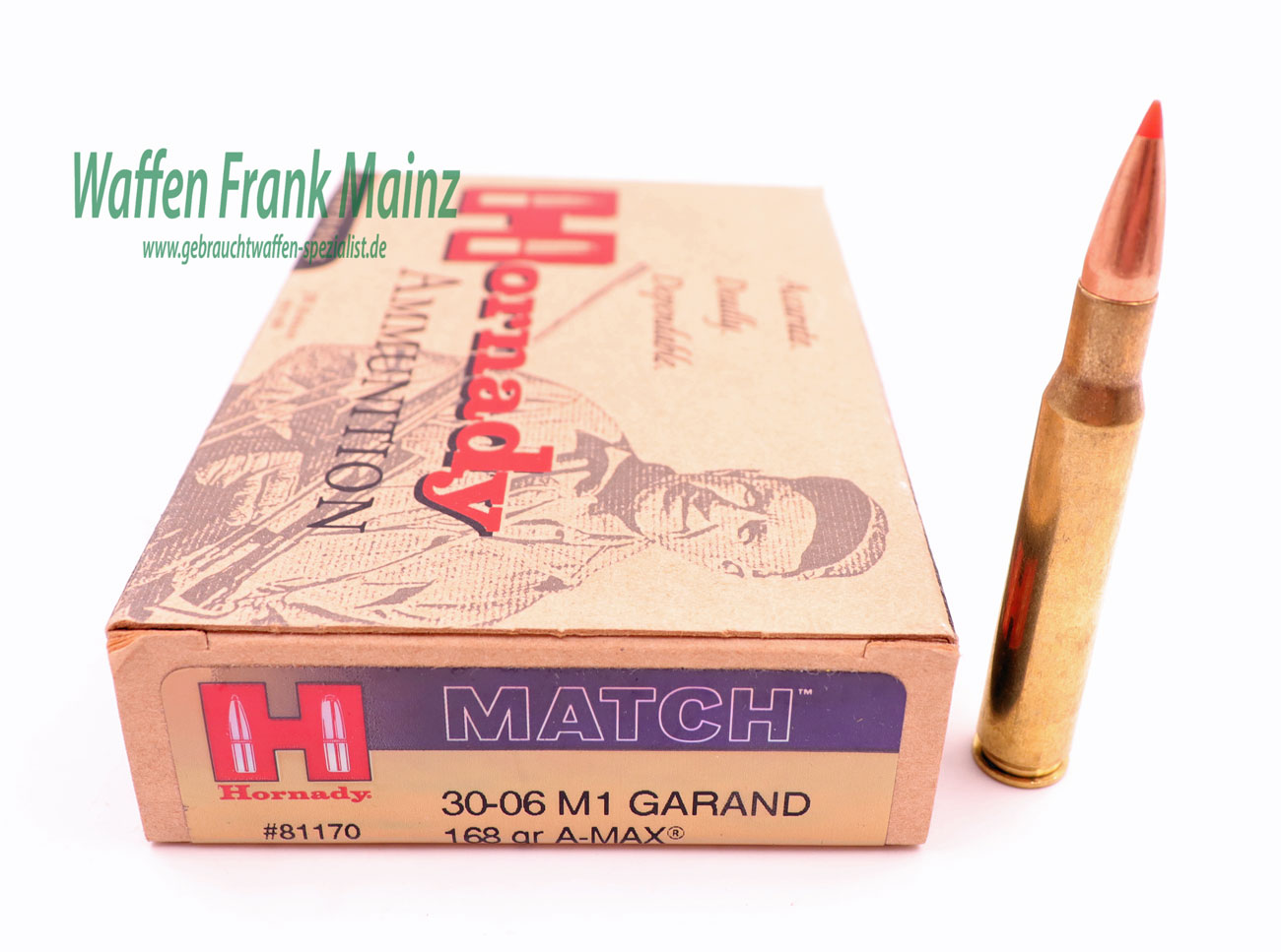 Hornady / USA Vintage Match M1 Garand .30-06 Spring.