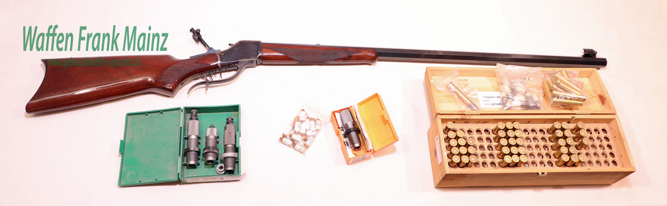 Hege - Uberti - Italien 1885 Single Shot Long Range .45-90WM – Bild 5