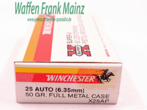 Winchester - USA Super-X Full Metal Case X25AP 6,35mm Browning/.25ACP