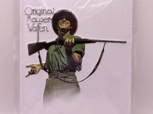 Mauser - Oberndorf Vintage Werbeschild Original Mauser Waffen