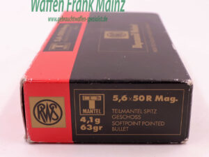 RWS (WZd.Fa.Rottweil) 4,1g Teilmantel 5,6x50 R Mag