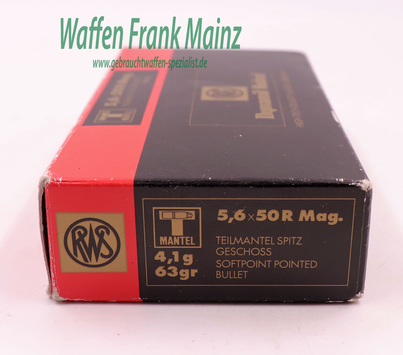 RWS (WZd.Fa.Rottweil) 4,1g Teilmantel 5,6x50 R Mag